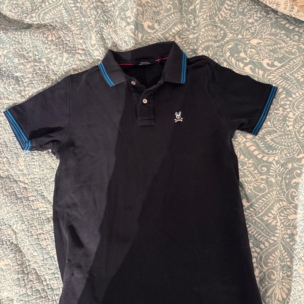 Navy Psycho Bunny Polo, Great condition